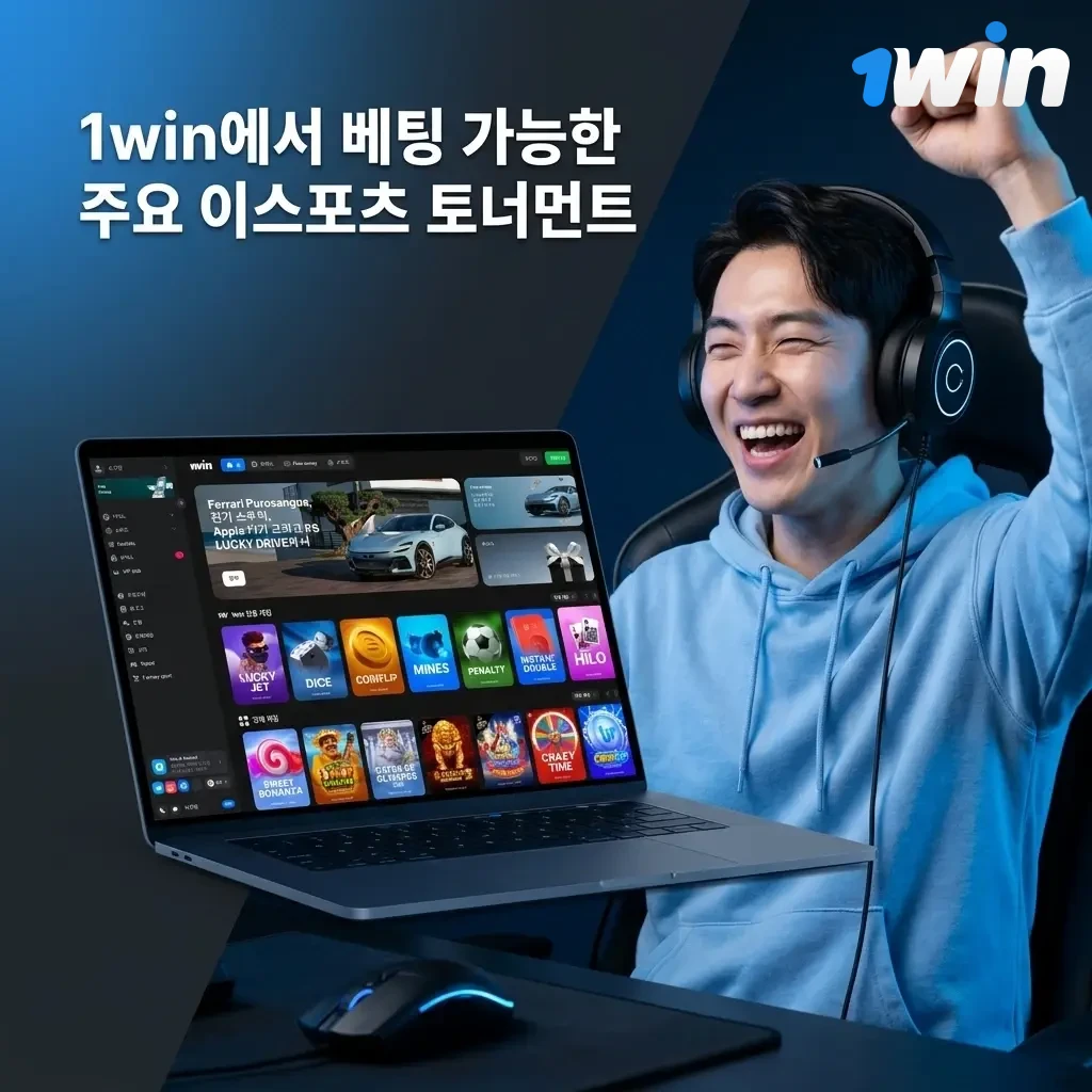1win 이스포츠 베팅 가능 토너먼트 목록 - CS2, 도타2, LoL, 발로란트 등 주요 대회