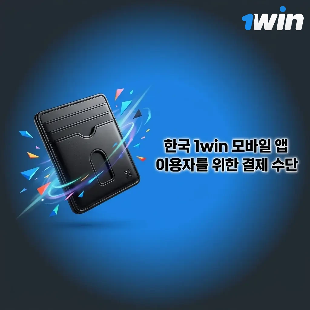한국 1win 모바일 앱 결제 수단: 계좌이체, Visa, MasterCard, 암호화폐, 전자지갑